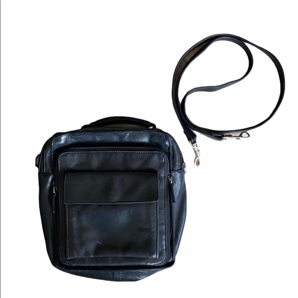 Perlina Leather Crossbody Bag